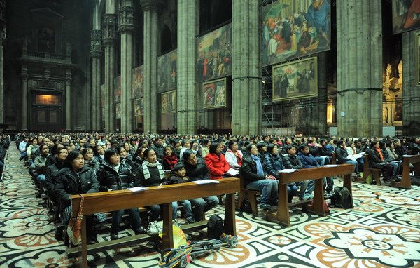 «Filippini a Milano, <br>lavoratori e credenti»