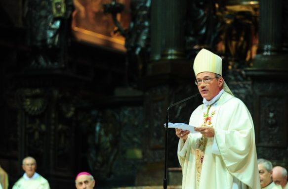 Il cardinale Scola: «Caro don Carlo, <br>ti assumi una grande responsabilità»