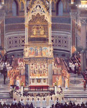 La Santa Messa votiva <br>per la nuova evangelizzazione