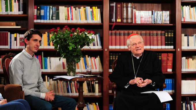 Scola e i giovani in dialogo <br>sulla vita e sulla fede