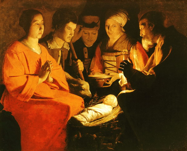 L'Adoration des bergersLa Tour Georges de (1593-1652)Paris, musée du Louvre