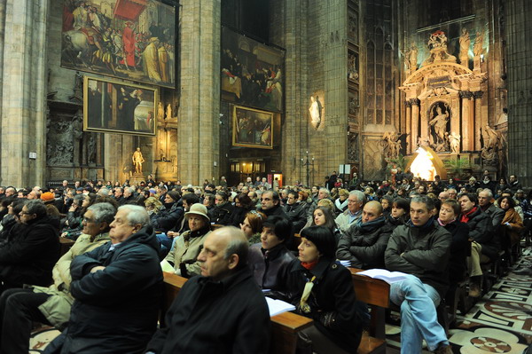 Sabato 24 dicembre l'Arcivescovo di Milano ha celebrato la Messa di Mezzanotte. Durante la celebrazione è stato utilizzato per la prima volta il nuovo Evangeliario Ambrosiano
