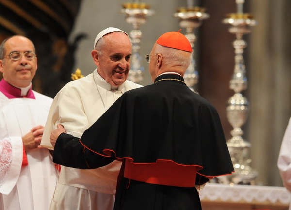 Roma 23-05-2013Basilica di San Pietro, Papa Francesco celebra la Solenne Professione di Fede dell' Episcopato Italiano Ph: Cristian Gennari/Siciliani