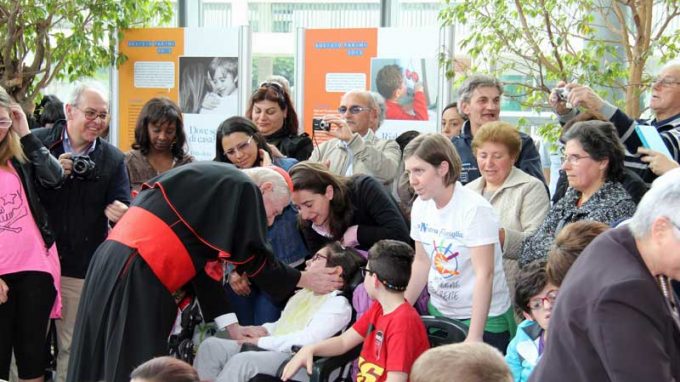 «Qui l’amore è venuto,<br>e viene, prima della cura»