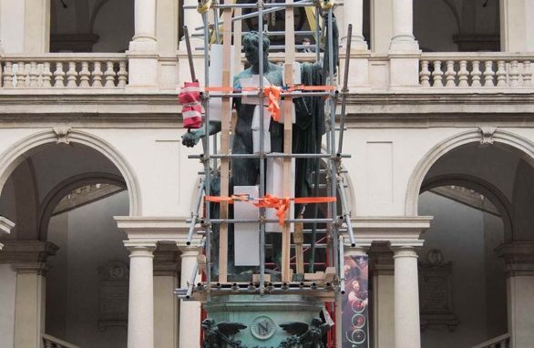 Entra nel vivo <br>il restauro del Napoleone di Canova