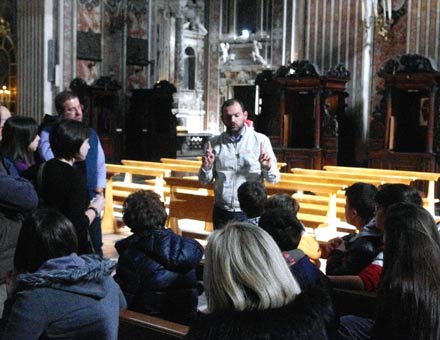 Un percorso di arte, fede e cultura <br>condotto da volontari