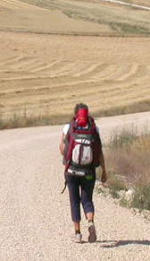 In cammino a piedi fino a Roma