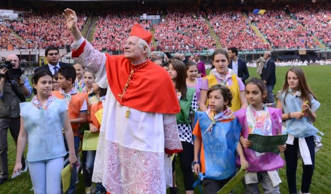 «Tu mi vuoi bene?», <br>la lettera di Scola ai cresimandi