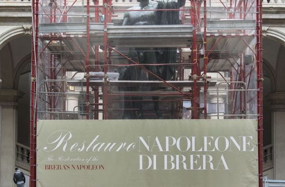 Il Napoleone di Brera torna in piedi