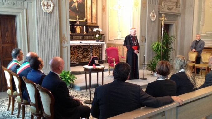 Consegnato il premio «San Zosimo I»<br>al cardinale Scola