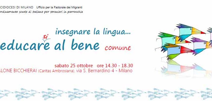 Insegnare la lingua… educare/si al bene comune