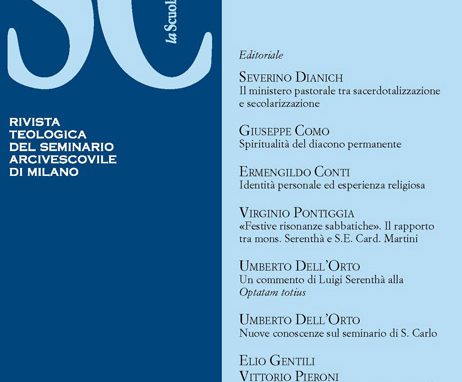 È uscito il nuovo numero de “La scuola cattolica”