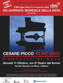 L’11 Concerto al buio <br>e “Apriamo gli occhi”