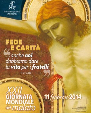 11 febbraio: XXII Giornata <br>mondiale del malato