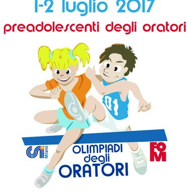La novità dell’estate, le Olimpiadi degli oratori