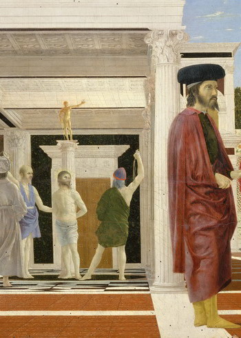 email mascheroni - foto - Piero della Francesca (1415/20-1492): Flagellation. Urbino, Ducal Palace*** Permission for usage must be provided in writing from Scala. ***