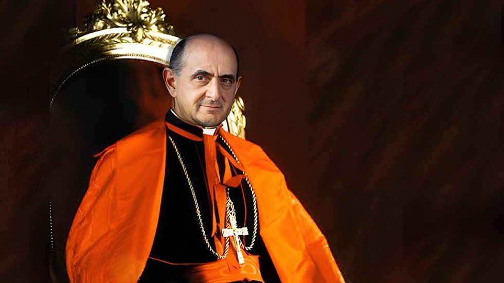 Il cardinale Giovanni Battista Montini 