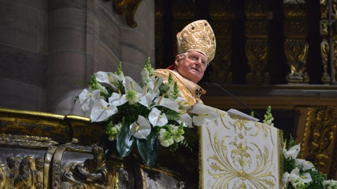 Scola: «Il Risorto ci obbliga alla testimonianza come tensione a verità, solidarietà, eguaglianza e giustizia»