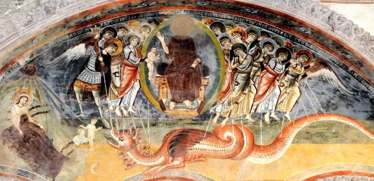 Il drago dell'Apocalisse a San Pietro al Monte a Civate