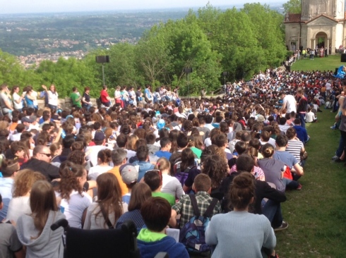 Cammino dei 14enni al Sacro Monte di Varese