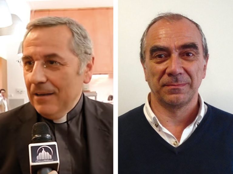 Don Giuliano Savina e Vincenzo Gravina