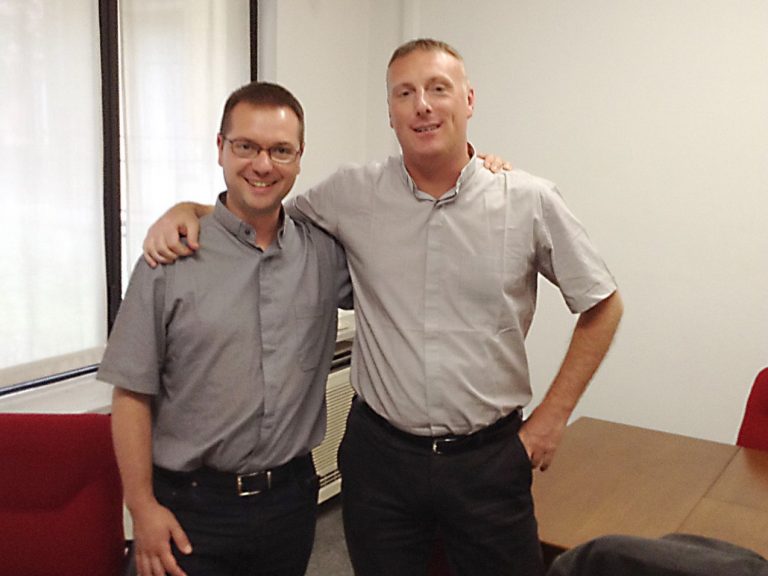 Don Stefano Guidi e don Samuele Marelli