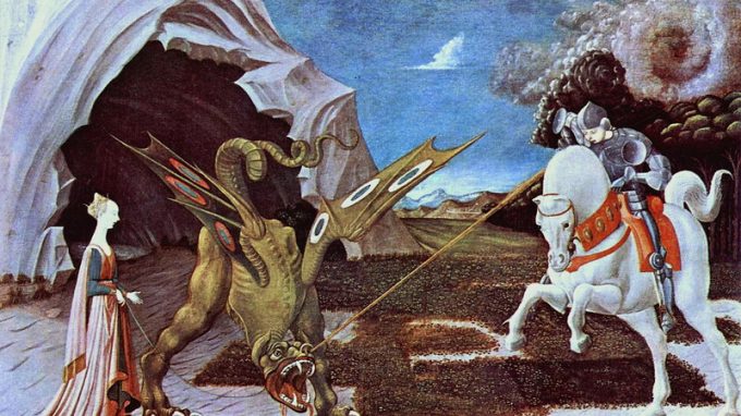 Draghi, santi e cavalieri: storie e immagini dal Medioevo