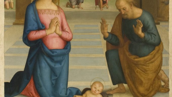 L'«Adorazione dei pastori» del Perugino al Museo Diocesano