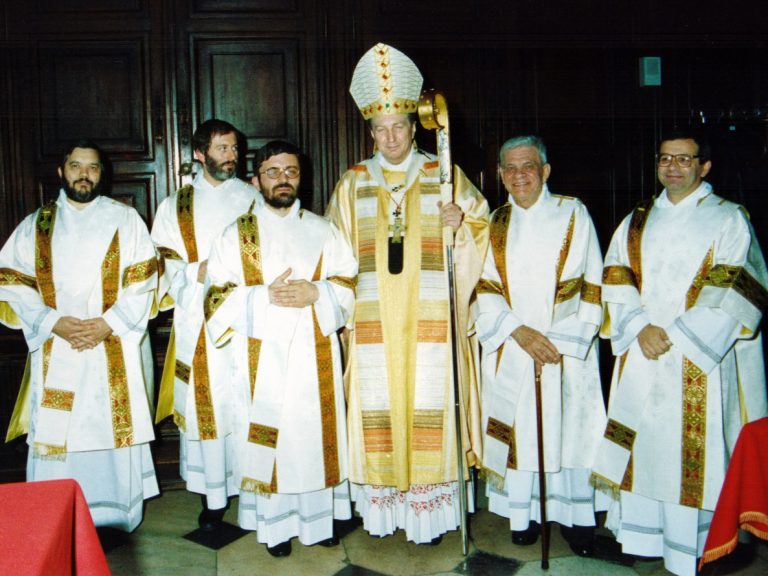 I primi diaconi permanenti ordinati in Diocesi con il cardinale Carlo Maria Martini
