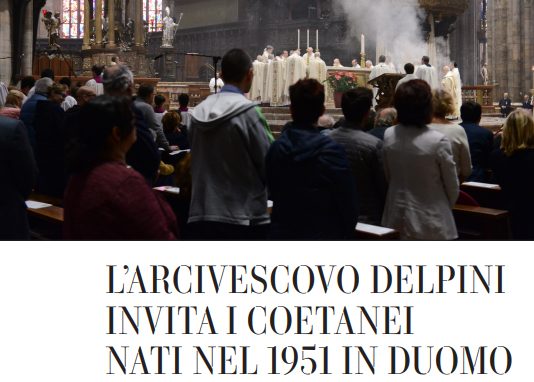 Il 26 novembre l'Arcivescovo invita in Duomo i suoi coscritti