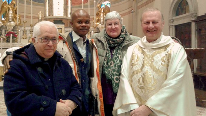 Felix, dall'abbandono in Nigeria al battesimo a Triuggio