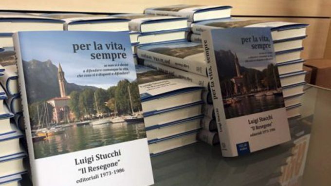 Mons. Luigi Stucchi presenta a Luino il suo libro “Per la vita, sempre”