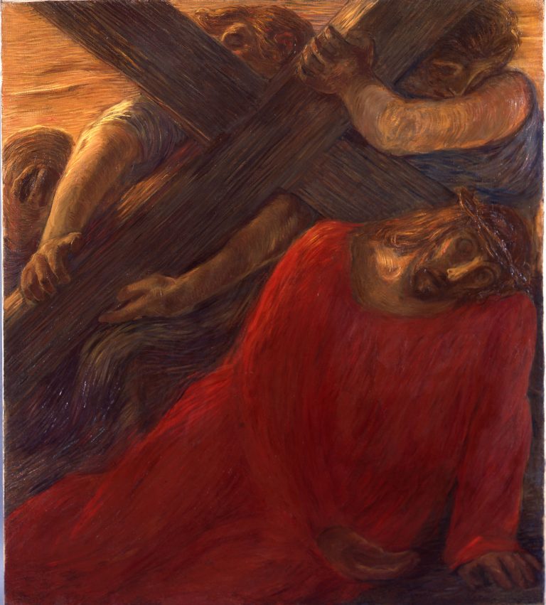 Via Crucis: Gesù cade la seconda volta. 