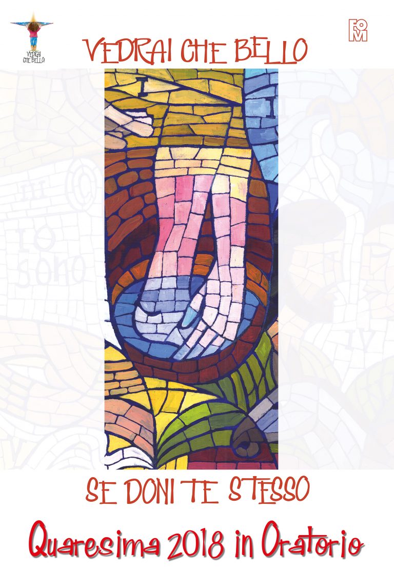 Il poster della Quaresima in oratorio