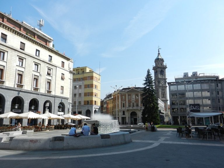Un'immagine del centro di Varese