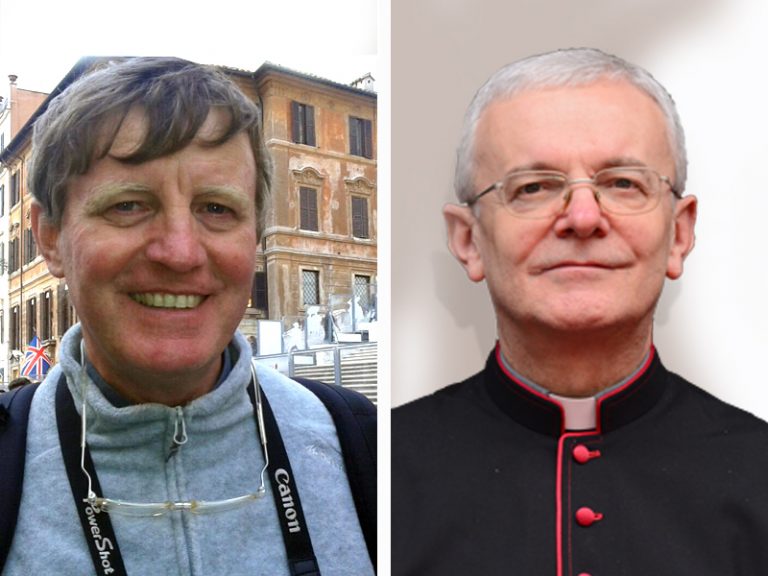 Don Luciano Angaroni e monsignor Patrizio Garascia