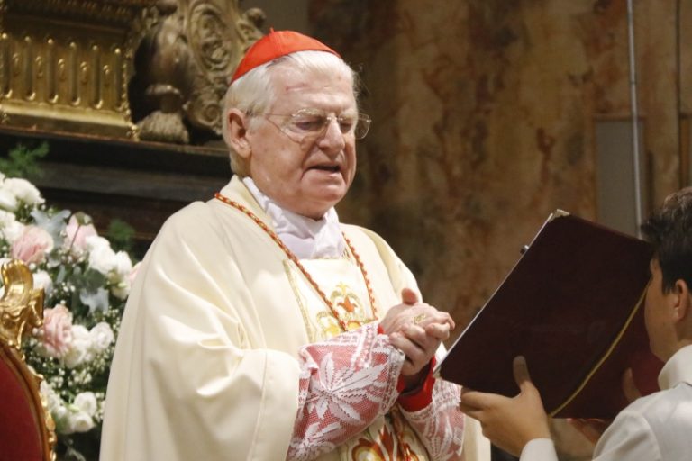 Il cardinale Angelo Scola