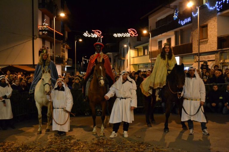 I Tre Re a cavallo a Premana (foto Ramona Fazzini)