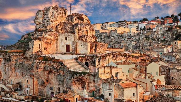 Una panoramica di Matera