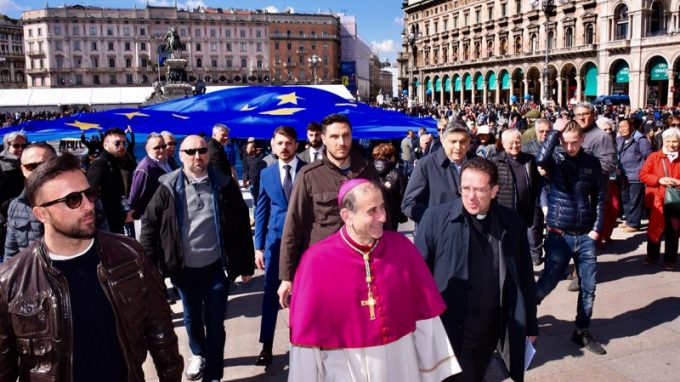 L’Arcivescovo: «Persona, pace e solidarietà, valori fondanti del cammino europeo»