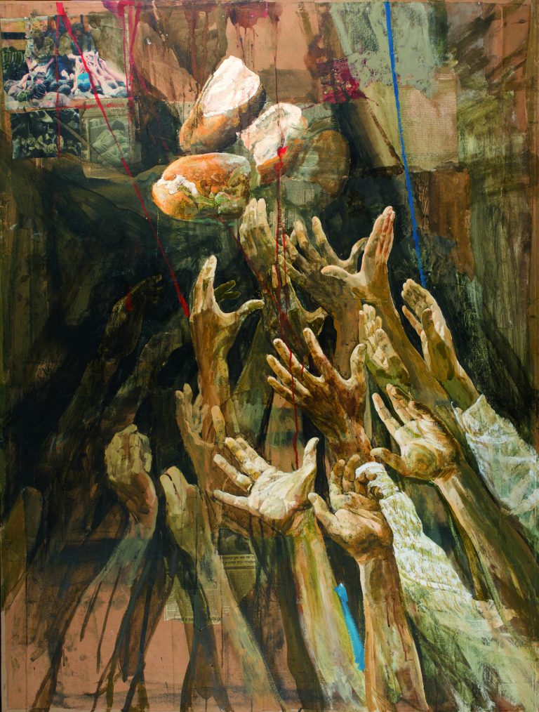 L'opera «Mani per il pane»