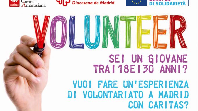 Corpo europeo di solidarietà, 9 mesi di volontariato a Madrid