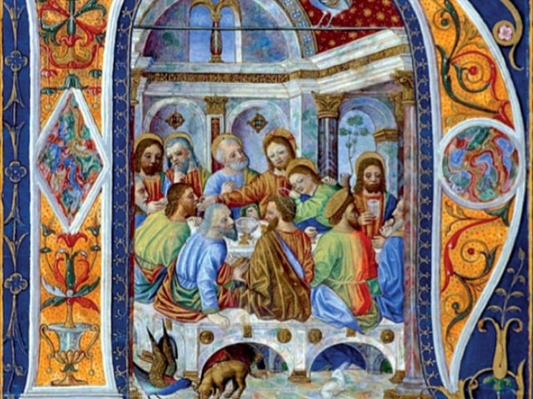 Frammento tratto dal corale di Alessandro VI, (1492, 1503 circa), British Library, Londra