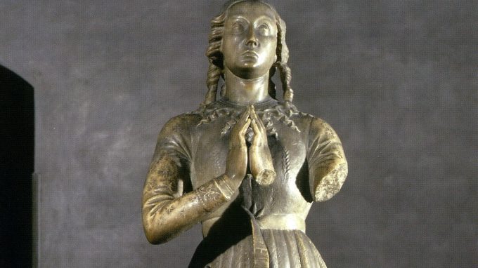 Maria, la treccia e le spighe