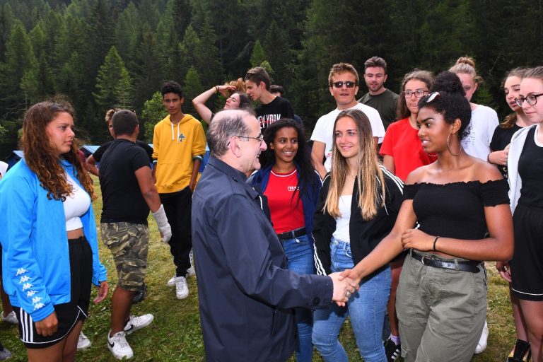 L'Arcivescovo in visita a campeggi in Val d'Aosta nell'estate 2019