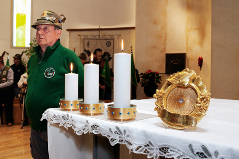 La reliquia di don Gnocchi arriva sul Monte Ortigara