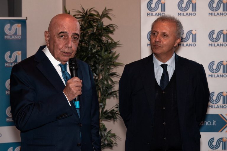 Massimo Achini con Adriano Galliani