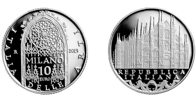 Il Duomo di Milano in una nuova moneta d’argento