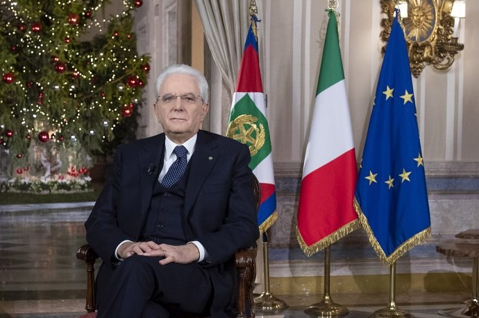 Il presidente della Repubblica Sergio Mattarella