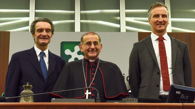 L’Arcivescovo Delpini in Consiglio regionale